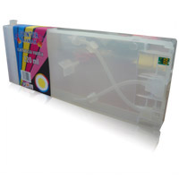 T6034 - Cartuccia vuota trasparente Giallo con CHIP da 220 ml per EPSON 7880
