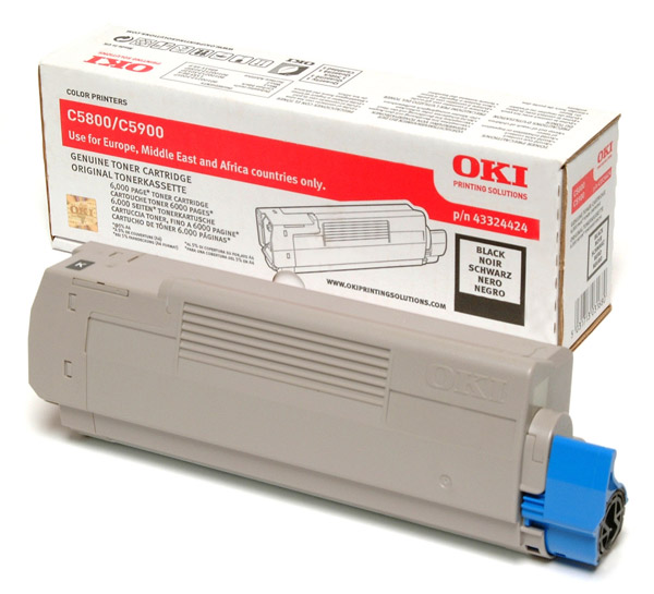 Toner Oki 43324424 Nero Originale