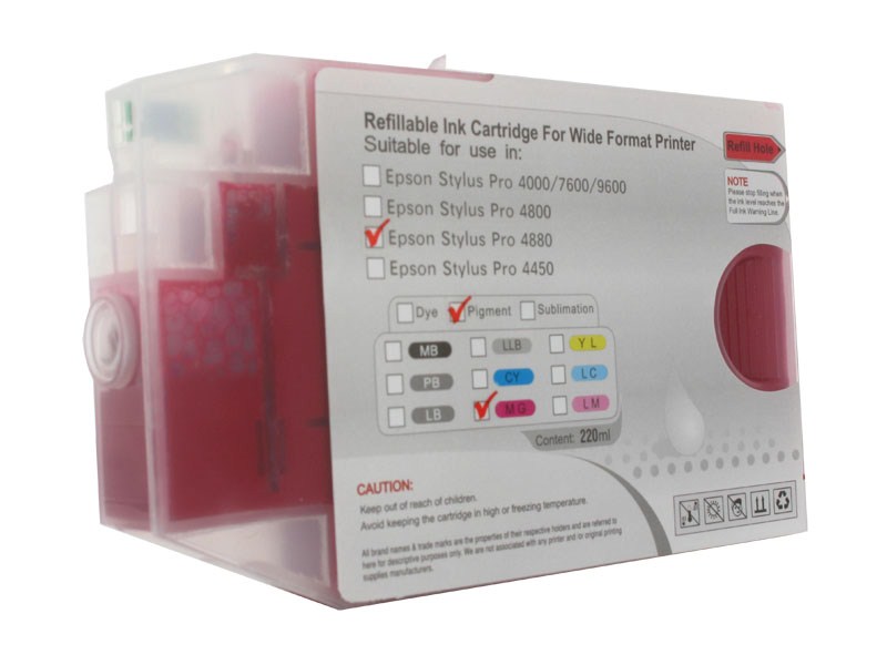 Cartuccia Epson T6143 (T614300) Magenta Compatibile