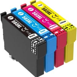 EPSON 503 XL SET 4 Cartucce vuote (1 Nera + 1 per colore) autoresettanti Serie PEPERONCINO