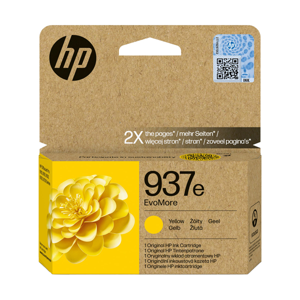 Cartuccia HP 937e (4S6W8NE ) giallo Originale , 1.650 pagine