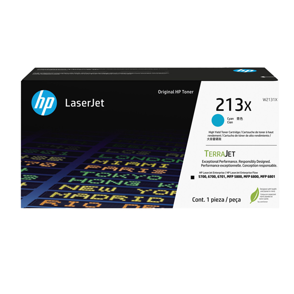 Toner HP 213X W2131X ciano Originale